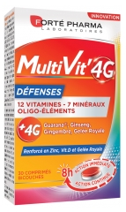 Forté Pharma MultiVit\'4G Défenses 30 Comprimés Bicouches