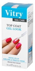 Vitry Nail Care Top Coat Gel Look 10 ml Vitry Nail Care Top Coat Gel Look 10 ml