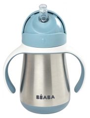 Béaba Stainless Steel Straw Mug 8 Months and + Béaba Stainless Steel Straw Mug 8 Months and +
