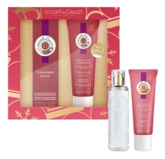Roger & Gallet Gift Box 2020 Red Ginger Fragrant Well-Being Water 30ml + Energizing Shower Gel 50ml Free Roger & Gallet Gift Box 2020 Red Ginger Fragrant Well-Being Water 30ml + Energizing Shower Gel 50ml Free