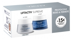 Vichy LiftActiv Supreme Soin Correcteur Anti-Rides et Fermeté Peau Sèche à Très Sèche 50 ml + Nuit 50 ml Vichy LiftActiv Supreme Soin Correcteur Anti-Rides et Fermeté Peau Sèche à Très Sèche 50 ml + Nuit 50 ml
