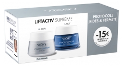 Vichy LiftActiv Supreme Soin Correcteur Anti-Rides et Fermeté Peau Normale à Mixte 50 ml + Nuit 50 ml Vichy LiftActiv Supreme Soin Correcteur Anti-Rides et Fermeté Peau Normale à Mixte 50 ml + Nuit 50 ml
