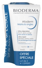 Bioderma Atoderm Reparierende Handcreme 2 x 50 ml + 1 GRATIS Bioderma Atoderm Reparierende Handcreme 2 x 50 ml + 1 GRATIS