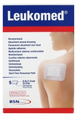 BSN medical Leukomed 5 Pansements Absorbants Non-Tissés 5 x 7.2 cm BSN medical Leukomed 5 Pansements Absorbants Non-Tissés 5 x 7.2 cm