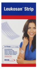 BSN Medical Leukosan Sterile Adhesive Wound Closure Strips 2 x 5 Strips 3 x 75mm BSN Medical Leukosan Sterile Adhesive Wound Closure Strips 2 x 5 Strips 3 x 75mm