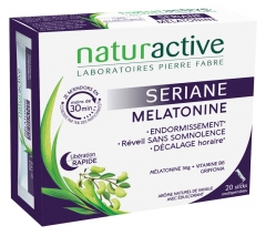 Naturactive Sériane Mélatonine 20 Sticks Orodispersibles