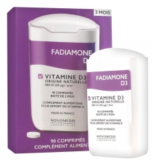 Laboratoire Novomedis Fadiamone D3 Vitamine D3 90 Tablets Laboratoire Novomedis Fadiamone D3 Vitamine D3 90 Tablets