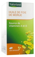 Naturland Cod Liver Oil 220 Capsules Naturland Cod Liver Oil 220 Capsules