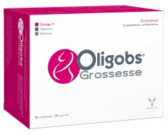 Laboratoire CCD Oligobs Schwangerschaft 90 Tabletten + 90 Kapseln Laboratoire CCD Oligobs Schwangerschaft 90 Tabletten + 90 Kapseln