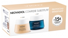 Vichy Neovadiol Complexe Substitutif Soin Redensifiant Visage et Cou Peau Normale à Mixte Jour 50 ml + Nuit 50 ml Vichy Neovadiol Complexe Substitutif Soin Redensifiant Visage et Cou Peau Normale à Mixte Jour 50 ml + Nuit 50 ml