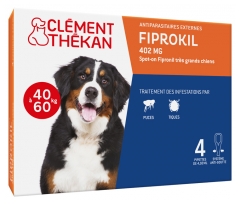 Clément Thékan Fiprokil 402mg Very Large Dogs 4 Pipettes Clément Thékan Fiprokil 402mg Very Large Dogs 4 Pipettes