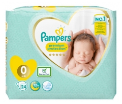 Pampers Premium Protection 24 Couches Taille Micro (1-2,5 kg) Pampers Premium Protection 24 Couches Taille Micro (1-2,5 kg)
