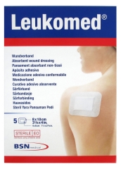 Essity Leukomed 5 Absorbierende Verbandstoffe aus Vliesstoff 8 x 10 cm Essity Leukomed 5 Absorbierende Verbandstoffe aus Vliesstoff 8 x 10 cm