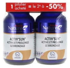 Nature Attitude Activ'Sun Active et Prolonge le Bronzage Lot de 2 x 60 Gélules Nature Attitude Activ'Sun Active et Prolonge le Bronzage Lot de 2 x 60 Gélules