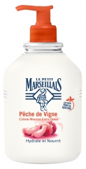 Le Petit Marseillais Crème Mousse Extra Doux Pêche de Vigne 500 ml Le Petit Marseillais Crème Mousse Extra Doux Pêche de Vigne 500 ml