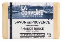 La Corvette Provence Soap Sweet Almond 100g La Corvette Provence Soap Sweet Almond 100g
