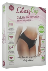 Liberty Cup Bragas Menstruales Color Negro Orgánico Liberty Cup Bragas Menstruales Color Negro Orgánico