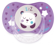 Luc et Léa Anatomical Silicone Soother with Ring + 6 Months Special Night Luc et Léa Anatomical Silicone Soother with Ring + 6 Months Special Night