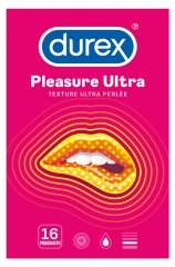 Durex Pleasure Ultra Texture Ultra Perlée 16 Préservatifs Durex Pleasure Ultra Texture Ultra Perlée 16 Préservatifs