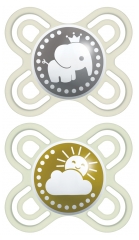 MAM 2 Sucettes Perfect Naissance Silicone 0-2 Mois MAM 2 Sucettes Perfect Naissance Silicone 0-2 Mois