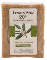 Laboratoire du Haut-Ségala Savon d'Alep 20% Baies de Laurier 200 g