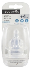 Suavinex 2 Round Teats for Pap Rapid Flow 4 Months and + Suavinex 2 Round Teats for Pap Rapid Flow 4 Months and +