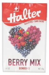 Halter Bonbons Sans Sucres Baies Mélangées 40 g Halter Bonbons Sans Sucres Baies Mélangées 40 g