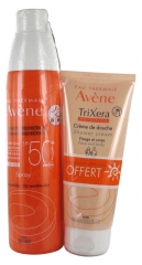 Avène Solaire Spray SPF50+ 200 ml + Trixera Nutrition Crème de Douche 100 ml Offerte Avène Solaire Spray SPF50+ 200 ml + Trixera Nutrition Crème de Douche 100 ml Offerte