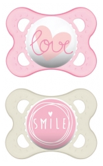 MAM 2 Chupetes Anatómicos Silicona Decoración 0-6 Meses MAM 2 Chupetes Anatómicos Silicona Decoración 0-6 Meses
