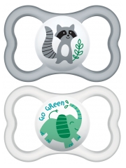 MAM Supreme 2 Silicone Soothers 18 Months and + MAM Supreme 2 Silicone Soothers 18 Months and +
