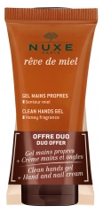 Nuxe Rêve de Miel Saubere Hände Gel 30 ml + Hand- und Nagelcreme 30 ml Nuxe Rêve de Miel Saubere Hände Gel 30 ml + Hand- und Nagelcreme 30 ml