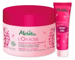 Melvita L'Or Rose Organic Firming Oil-In-Balm 170ml + Organic Enriched Silhouette Scrub 30ml Free Melvita L'Or Rose Organic Firming Oil-In-Balm 170ml + Organic Enriched Silhouette Scrub 30ml Free