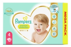 Pampers Premium Protection Maxi Pack 80 Couches Taille 4 (9-14 kg) Pampers Premium Protection Maxi Pack 80 Couches Taille 4 (9-14 kg)