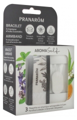 Pranarôm AromaSelf Bracelet à Imprégner d'Huiles Essentielles Pranarôm AromaSelf Bracelet à Imprégner d'Huiles Essentielles