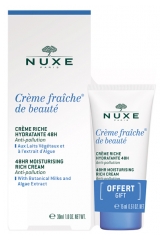 Nuxe Crème Fraîche de Beauté Reichhaltige Feuchtigkeitsspendende Creme 48Std 30 ml + 15 ml Geschenkt Nuxe Crème Fraîche de Beauté Reichhaltige Feuchtigkeitsspendende Creme 48Std 30 ml + 15 ml Geschenkt