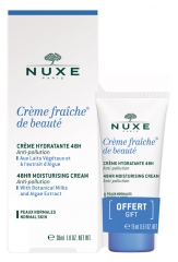 Nuxe Crème Fraîche de Beauté Crème Hydratante 48H 30 ml + 15 ml Offert Nuxe Crème Fraîche de Beauté Crème Hydratante 48H 30 ml + 15 ml Offert