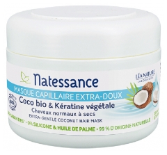 Natessance Extra-Sanfte Haarmaske Coco-Bio & Pflanzliches Keratin 200 ml Natessance Extra-Sanfte Haarmaske Coco-Bio & Pflanzliches Keratin 200 ml