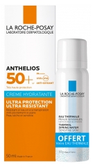 La Roche-Posay Anthelios Feuchtigkeitsspendende Gesicht-Sonnencreme Ultra-Schutz mit Duft SPF50+ 50 ml + Thermalwasser 50 ml Geschenkt La Roche-Posay Anthelios Feuchtigkeitsspendende Gesicht-Sonnencreme Ultra-Schutz mit Duft SPF50+ 50 ml + Thermalwasser 50 ml Geschenkt