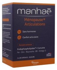 Vitavea Manhaé Ménopause + Articulations 56 Capsules Vitavea Manhaé Ménopause + Articulations 56 Capsules