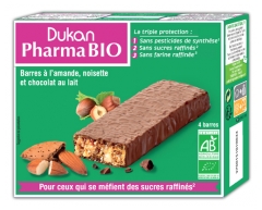 Dukan Pharma Bio Barres Amande Noisette Chocolat au Lait 4 Barres Dukan Pharma Bio Barres Amande Noisette Chocolat au Lait 4 Barres
