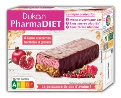 Dukan Pharma Diet Barres Cranberries Grenade Framboise 4 Barres Dukan Pharma Diet Barres Cranberries Grenade Framboise 4 Barres