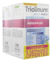 Nutreov Triolinum Jour & Nuit Ménopause Lot de 2 x 120 Gélules Nutreov Triolinum Jour & Nuit Ménopause Lot de 2 x 120 Gélules
