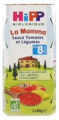 HiPP La Mamma Sauce Tomaten und Gemüse ab 8 Monate Bio 2 Gläser HiPP La Mamma Sauce Tomaten und Gemüse ab 8 Monate Bio 2 Gläser