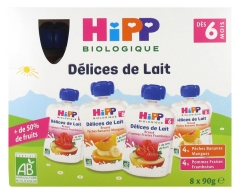 HiPP Delicias de Leche de 6 Meses Ecológica 8 Botellas HiPP Delicias de Leche de 6 Meses Ecológica 8 Botellas