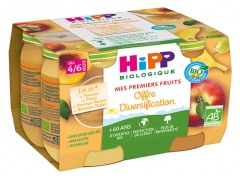 HiPP Mis Primeras Frutas Diversificación de 4/6 Meses Orgánica 4 Tarros HiPP Mis Primeras Frutas Diversificación de 4/6 Meses Orgánica 4 Tarros