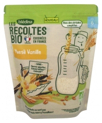 Blédina Les Récoltes Organic Muesli Vanilla From 6 Months 200 g Blédina Les Récoltes Organic Muesli Vanilla From 6 Months 200 g