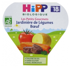 HiPP Les Petits Gourmets Tazón de Verduras Orgánicas de Carne de 18 Meses 250 g HiPP Les Petits Gourmets Tazón de Verduras Orgánicas de Carne de 18 Meses 250 g