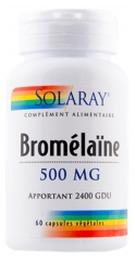 Solaray Bromelain 500mg 60 Vegetable Gel-Caps Solaray Bromelain 500mg 60 Vegetable Gel-Caps