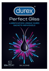 Durex Perfect Gliss Long Lasting Lubrication 10 Single Doses Sachets Durex Perfect Gliss Long Lasting Lubrication 10 Single Doses Sachets
