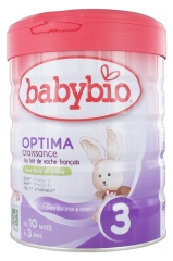 Babybio Optima Croissance 3 de 10 Mois à 3 Ans Bio 800 g Babybio Optima Croissance 3 de 10 Mois à 3 Ans Bio 800 g